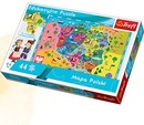 Puzzle edukacyjne 44 Mapa Polski 