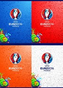 Zeszyt A5 Euro 2016 w kratkę 32 kartki 15 sztuk mix 