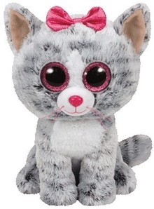 Beanie Boos Kiki szary kotek 15 cm