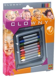 Kredki do malowania twarzy Clowny 9 kolorów