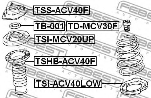 FEBEST TSIACV40LOW